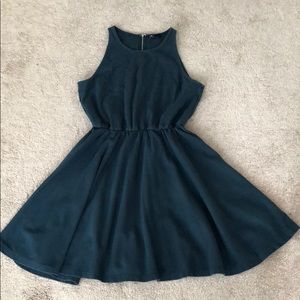 Blue cotton dress